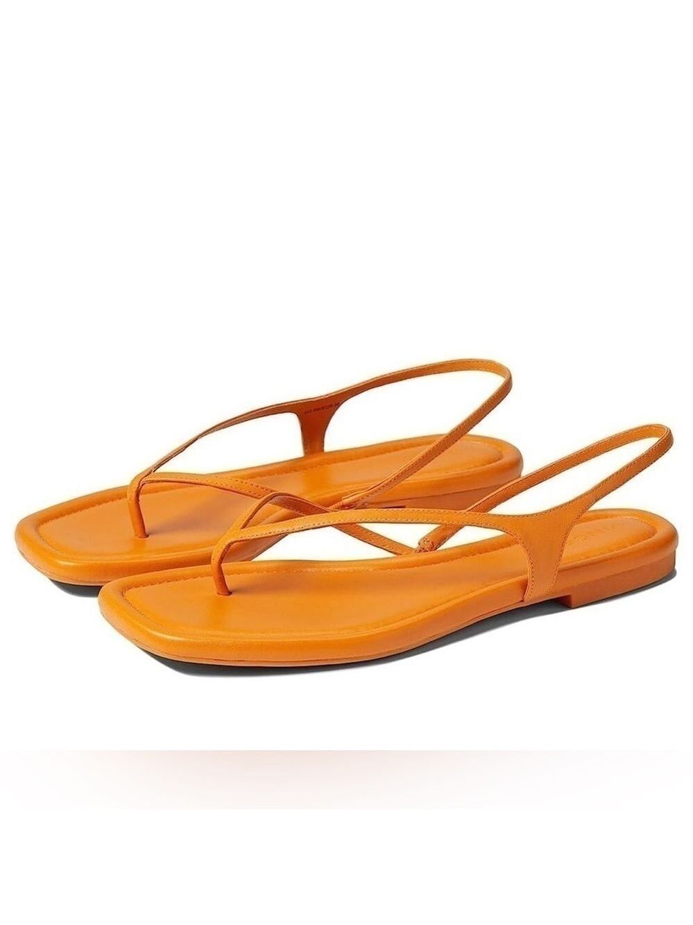 Nib Vince Deana Leather Slingback Thong Strappy Sandals